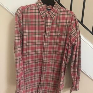 Polo button flannel